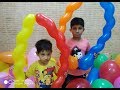 Kids Play With Colorful Balloons Kids Balloon Party