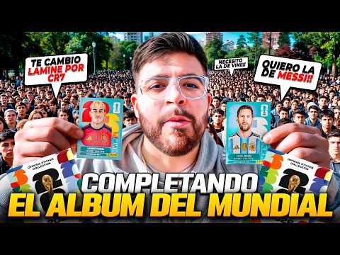 I COMPLETE THE 2026 WORLD CUP STICKER ALBUM ON THE STREETS OF ARGENTINA IN RECORD TIME