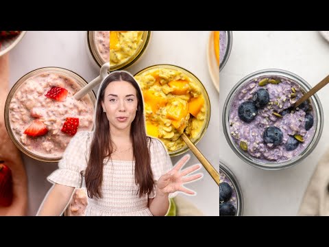 4 overnight oat recipes that aren't actually boring (meal-prep friendly!)