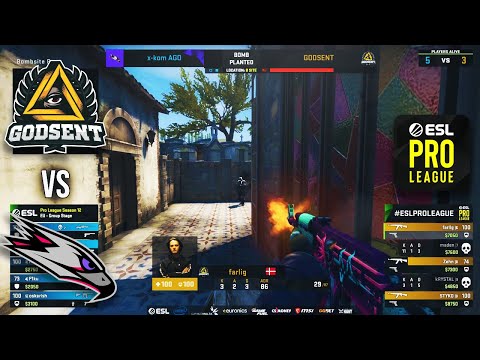 GODSENT vs AGO (Inferno - Map 3) - ESL PRO LEAGUE Season 12 | HIGHLIGHTS