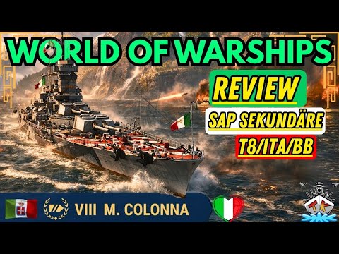 🚨 M. Colonna - SAP SEKUNDÄÄÄRE 😱🔥 | Review | World of Warships 🚢