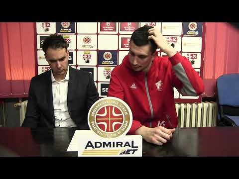 Press konfrerencija KK SPD Radnički KK Vojvodina (77:91) 22.kolo AdmiralBet KLS 2022