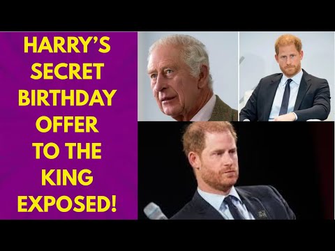 HARRY'S BIRTHDAY OFFER TO THE KING …LATEST #meghan #princeharrry #kingcharles