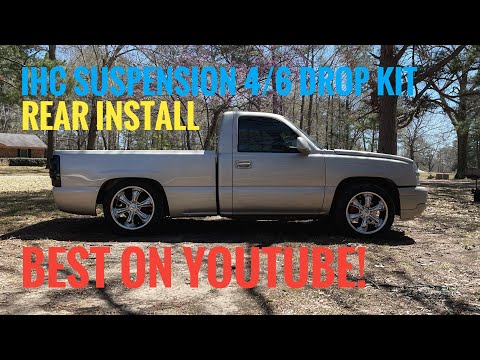 IHC 4/6 DROP KIT 1999-2006 CHEVY SILVERADO Project Cateye Unbox Rear Flip Kit Installation C Notch