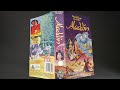 Opening Closing To Aladdin 1994 VHS UK