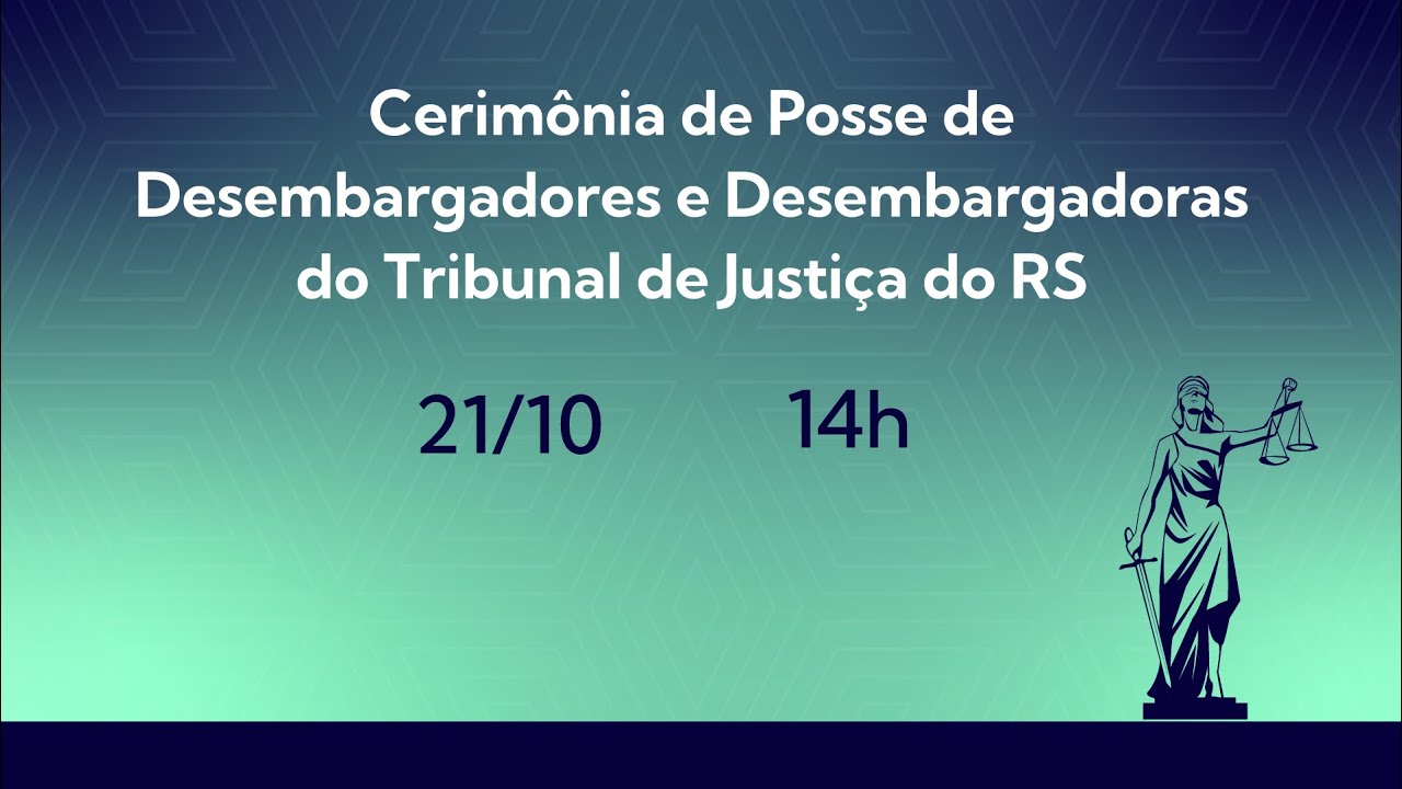 Cerimônia de Posse de Desembargadores e Desembargadoras do TJRS