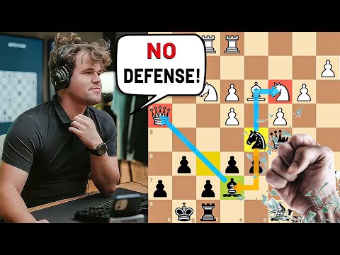 Magnus Carlsen Destroys a GM With One Knight Move!