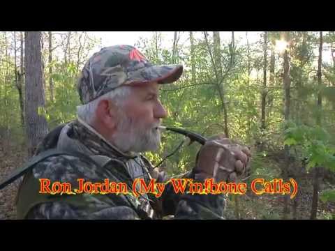 Ron Jordan using a wingbone call