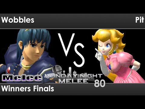 MNM 80 - PG FX | Wobbles (Marth, GnW) vs Pit (Peach) Winners Finals - Melee