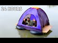 RIVER CAMPING 24 HOURS 24 മണിക്കൂർ പുഴയുടെ നടുവിൽ താ�