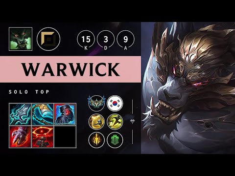Warwick Top vs Maokai - KR Challenger Patch 25.S1.3