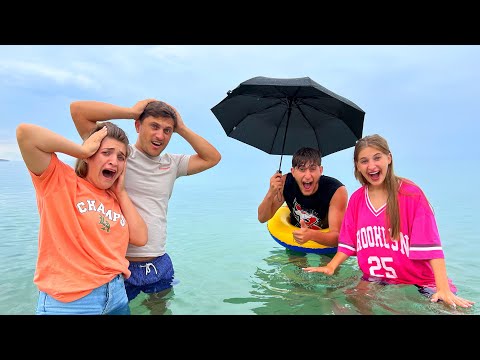 VECINII prima DATA la MARE/ peripeții la MARE 😃