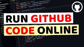 How to Run Github Code Online