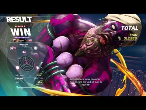 SFV - BloodFromSpain (Dhalsim) Vs NoMoreIdea (Rashid)