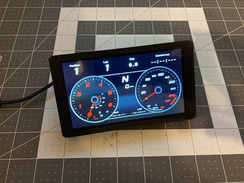 DIY SimRacing: Dashboard for Simagic Alpha Mini with Vocore 5" Screen powered by Simhub