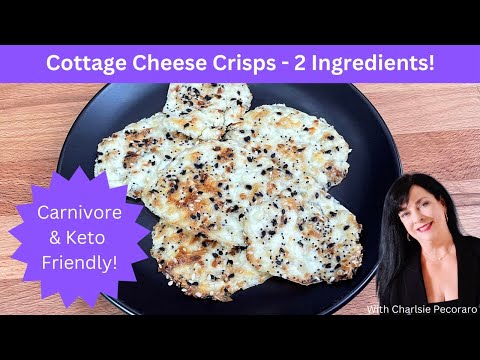 Cottage Cheese Crisps - Ketogenic & Carnivore Snack or Side!