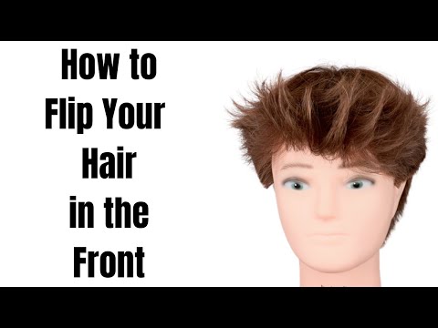 How to Flip your Hair Up in the Front - TheSalonGuy