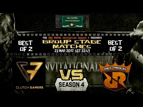 Clutch Gamers vs Rex Regum QEON SEA Kappa Invitationals Season 4