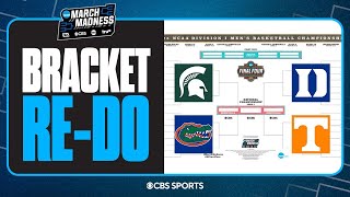 NCAA Tournament BRACKET RE-DO before Sweet 16 | 2025 March Madness
