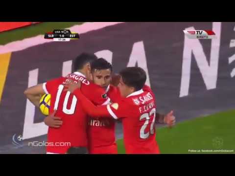 SL BENFICA 3 1 ESTORIL PRAIA resumo golos