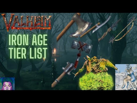 Valheim Iron Age Weapons Tier List!!