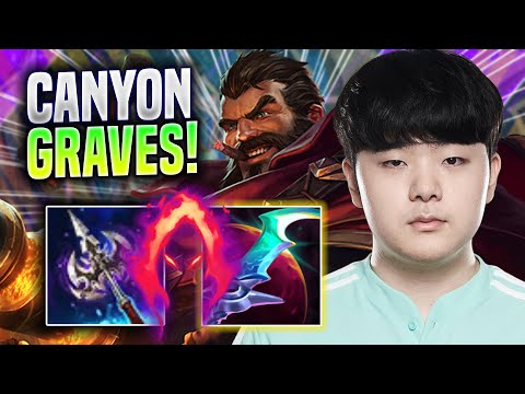 CANYON PERFECT GAME WITH GRAVES! - DK Canyon Plays Graves JUNGLE vs Hecarim! | Season 2022
