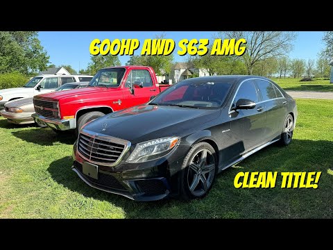 I Bought a Crazy Cheap 2016 Mercedes S63 AMG From Auction How Bad Could it be?