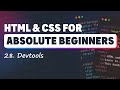 HTML CSS For Absolute Beginners Dev Tools