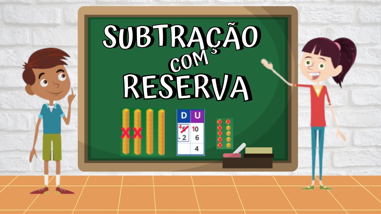 Subtração com reserva - Material dourado