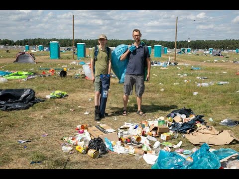 Müllberge auf der Airbeat One 2023: Schatzsuche inmitten von Abfall