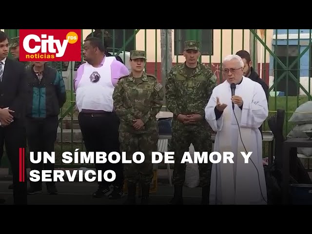 Emotivo lavatorio de pies con habitantes de calle en Las Cruces, Bogotá