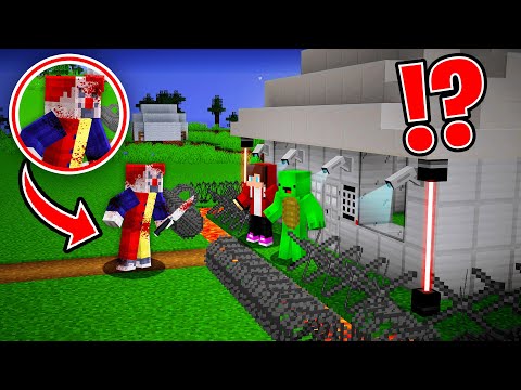 Security House vs KILLER CLOWN in Minecraft - Maizen JJ and Mikey