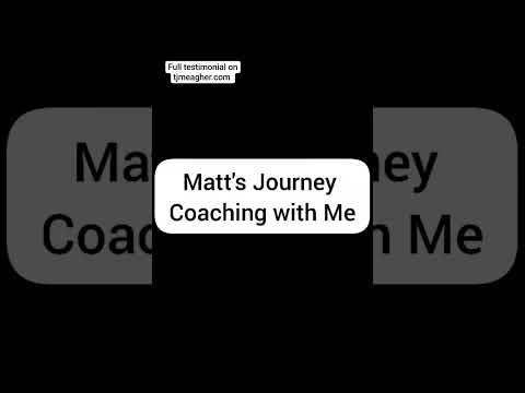 Tj Meagher, PCC | Life Coaching for Procrastination & Overthinking video.