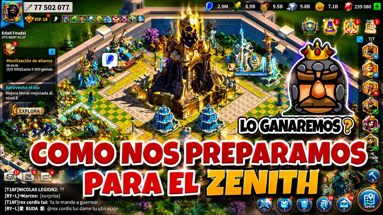 TIPS PARA ESTAR LISTOS PARA EL ZENITH - EL MEJOR EVENTO DE RISE OF KINGDOMS