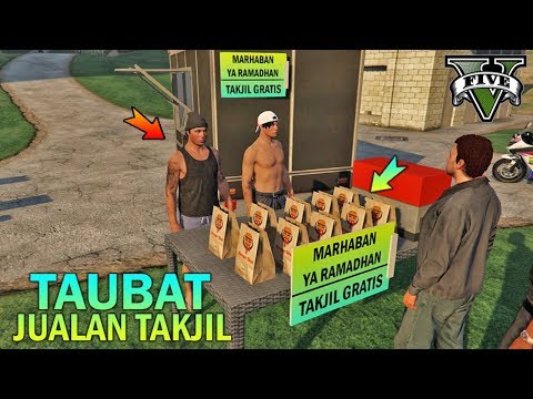 PREMAN TERKUAT JUALAN TAKJIL - GTA 5 YOUTUBER KOCAK