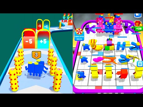 Merge Number Cube & Alphabet Lore, Alphabet Game Part 1