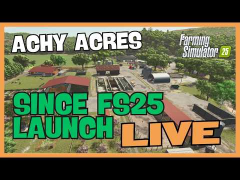 Chilled Farming | 718hr FS25 SOLO Live Save!