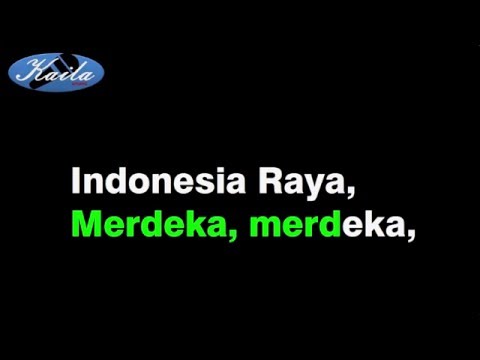 WR.Supratman - Lagu Indonesia Raya (Versi Karaoke Indonesia Tanpa Suara)