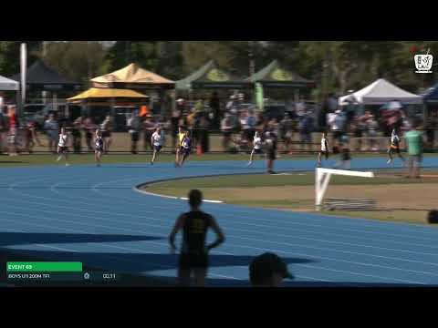 Boys U11 200m Timed Final 1 : 2024-25 State Track and Field Championships