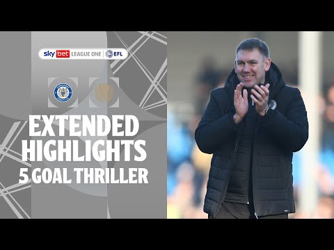 FIVE GOAL THRILLER! | Stockport County v Rotherham United extended highlights