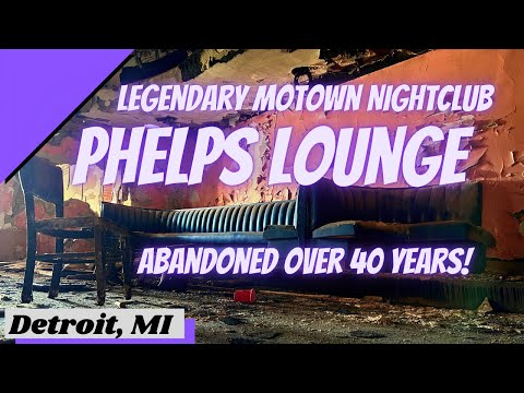 Thumbnail for Phelps Lounge, Historic Detroit Blues Motown Club, Abandoned for 40 Years! by Otis Redding, The Temptations, Little Richard, Detroit blues, NME, Muddy Waters, Tina Turner, The Isley Brothers