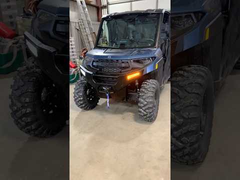 MCS Adventures bumper light turn signal kit on 25 Polaris Ranger XP 1000