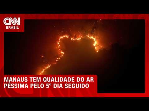 Queimadas no Amazonas deixam ar de Manaus péssimo pelo 5º dia seguido; veja | CNN 360°