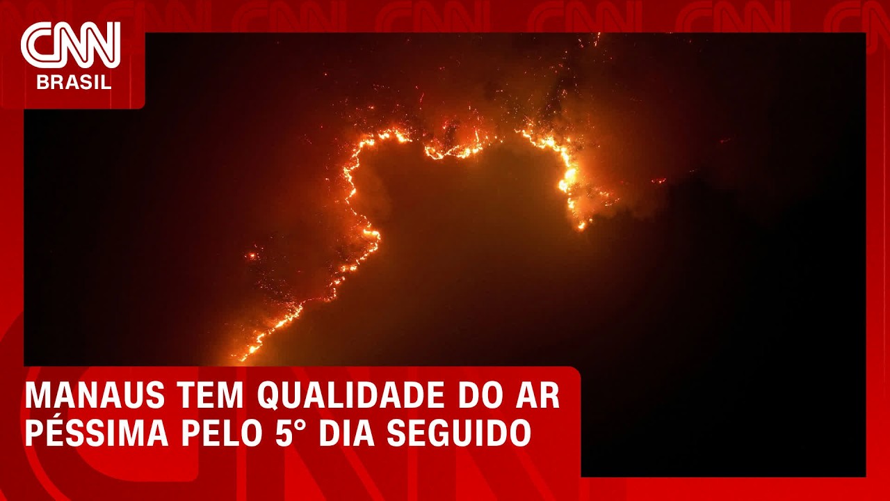 Queimadas no Amazonas deixam ar de Manaus péssimo pelo 5º dia seguido; veja | CNN 360°