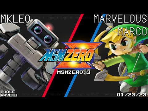 MSM:ZERO.2 - MkLeo (ROB) Vs. Marvelous Marco (Toon Link) - SSBU - Winners Quarters