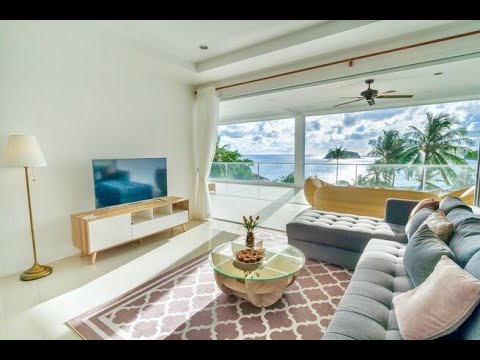 Modern Sea View Three Bedroom Condo for Rent 5 Minutes from Kata Beach