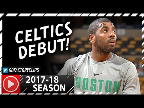 Kyrie Irving Full PS Highlights vs Hornets (2017.10.02) - 9 Pts in 19 Min, Celtics Debut!