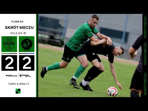 DSPN Supra Kwidzyn - Błękitni Stare Pole - 2:2 - Skrót spotkania 11 kolejki rozgrywek V Ligi.