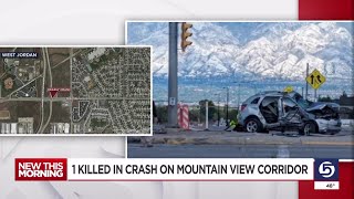 One person killed in crash on Mountain View Corridor
