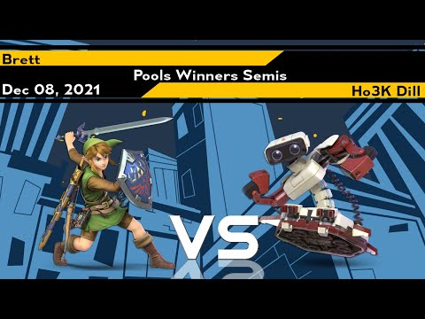 [Smash Ultimate] Brett vs Ho3K  Dill - Xeno227 (Pools Winners Semis)